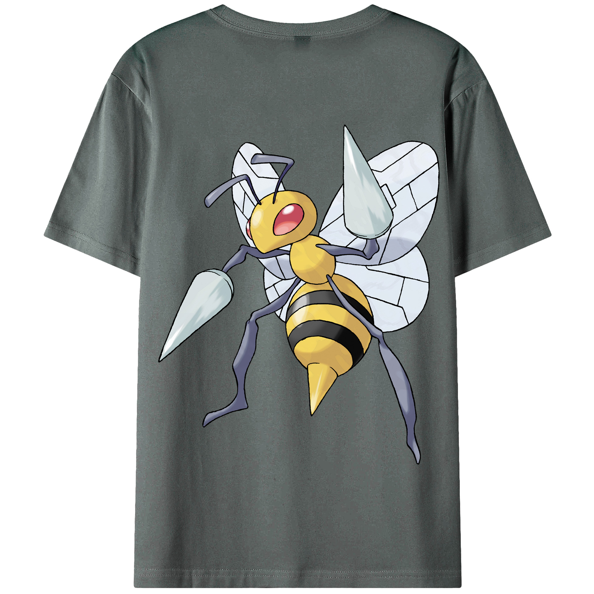 （画像用） ポケットモンスター Pokémon 綿100％半袖Tシャツ（背面プリント）
